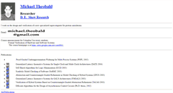 Desktop Screenshot of michaeltheobald.com